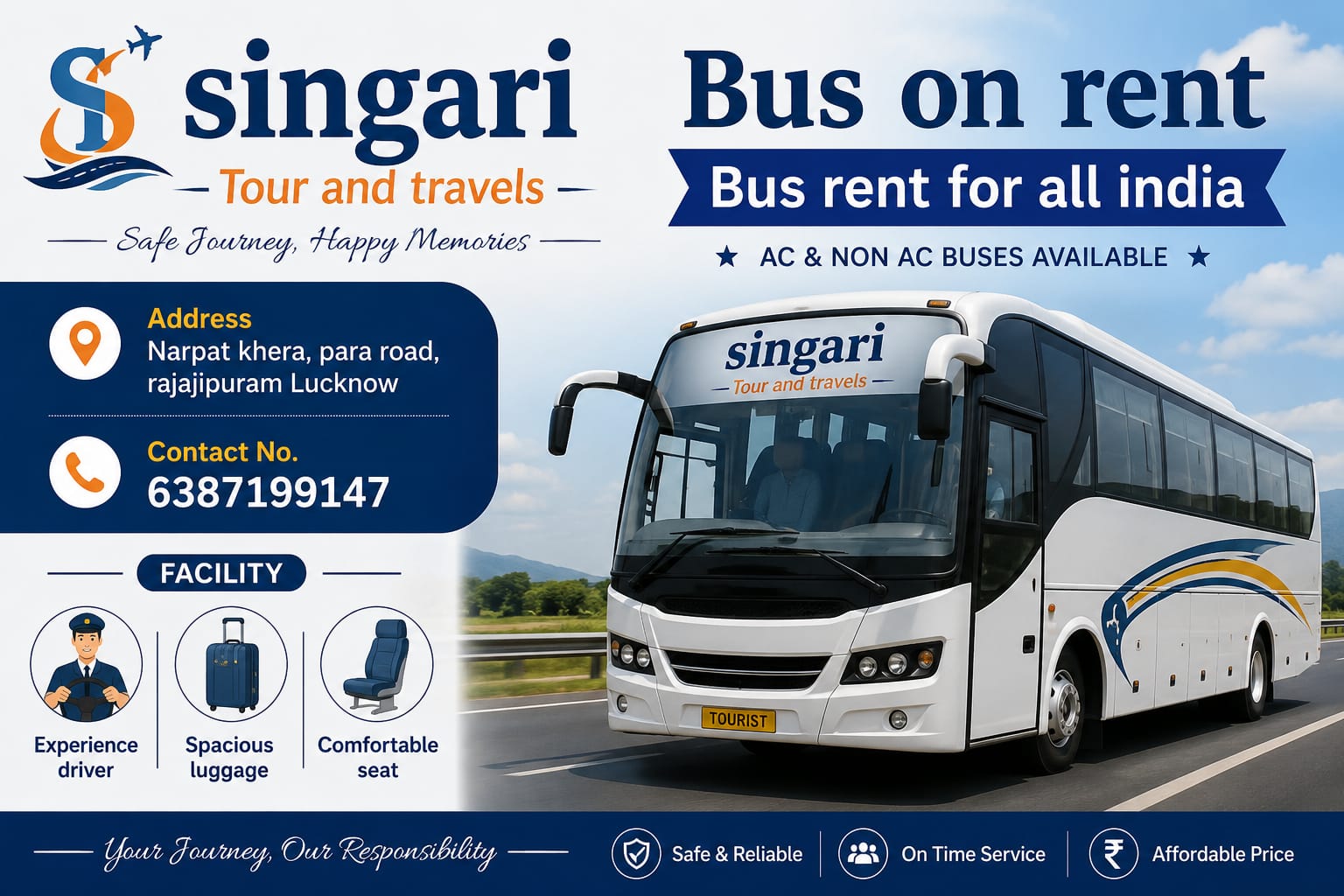 Bus on Rent — All India